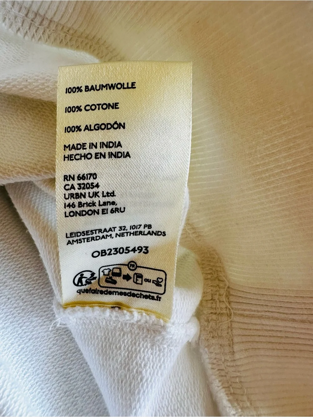 Anthropologie White Eyelet Short-Sleeve Sweatshirt 100% Cotton Size S